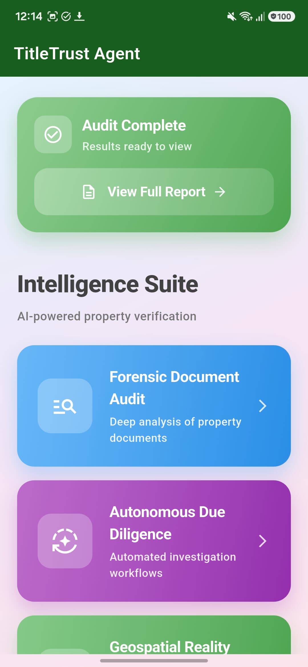 TitleTrust fraud analysis workflow
